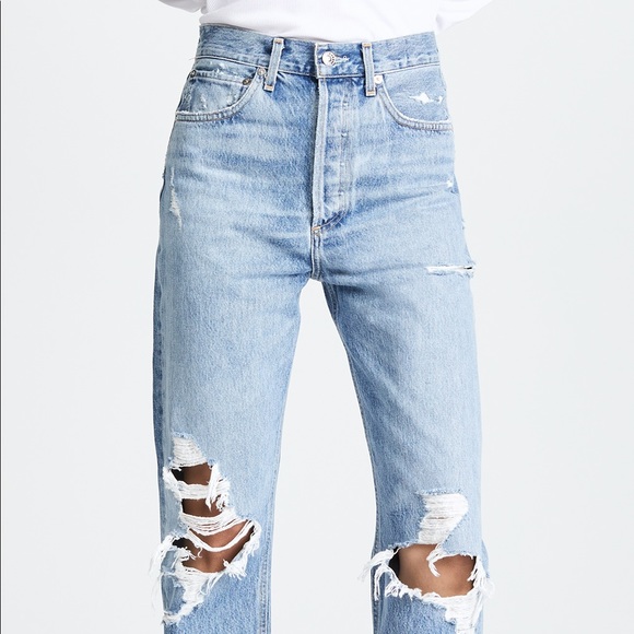 90s jeans denim Loose Fit in Fall Out Agolde - Picture 2 of 16